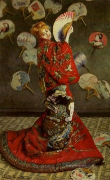 Claude Monet Werke - Camille Monet in der japanischen Kostüm Claude Monet